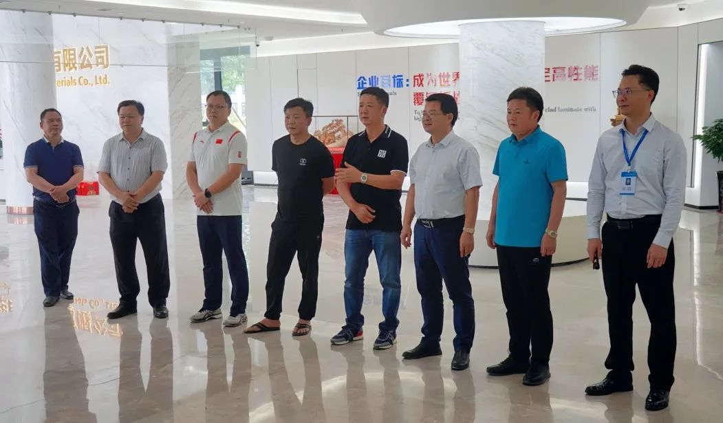 立讯精密王来胜副董事长一行到开云下注（中国）官网
材料考察